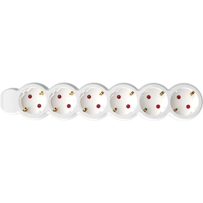 Somogyi Elektronic NV 6-3/WH/1, 5 6 гнезда 3m 3x1, 5mm2 бяла разпределителна кутия (NV 6-3/WH/1,5)