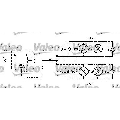 Přerušovač blinkru VALEO 641422