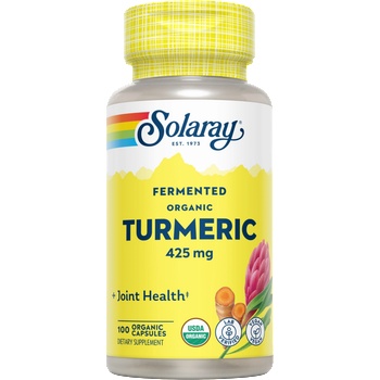 SOLARAY Ферментирала куркума - 100 вег. капсули