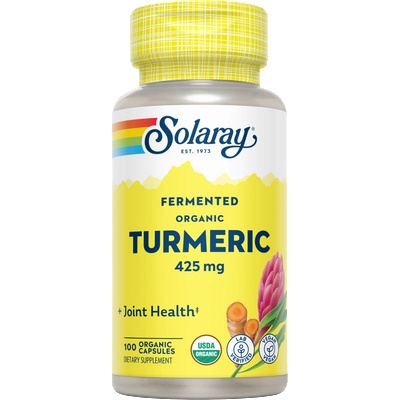 SOLARAY Ферментирала куркума - 100 вег. капсули