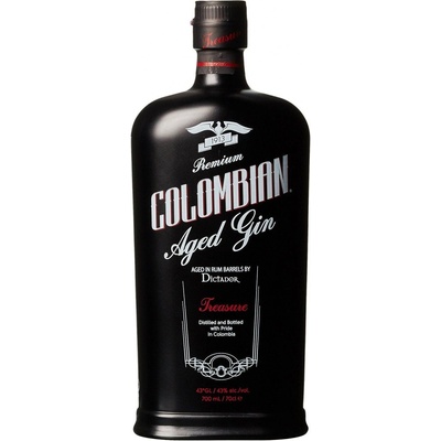 Dictador Colombian Treasure Black gin 43% 0,7 l (čistá fľaša)