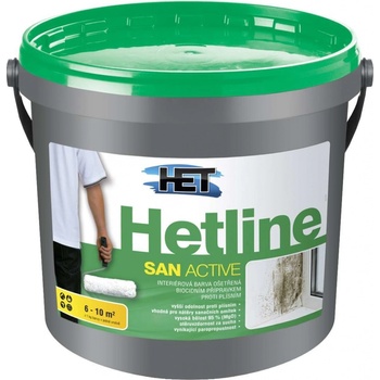 Het HETLINE SAN ACTIVE protiplísňová malířská barva 15kg