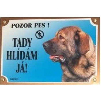 DAFIKO Barevná cedulka Španělský mastin