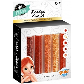 Image 1 of Buki France Творчески комплект Buki Be Teens - Тубички с мъниста, червени (BKPE004)