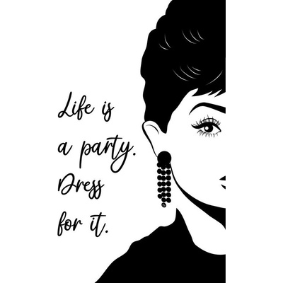 Plagát, Obraz - Audray Quote, Martina Pavlova, 26.7 × 40 cm