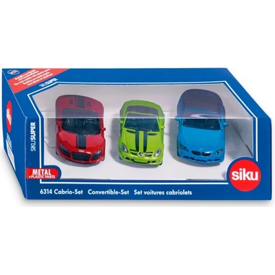 Siku Super 6314 set kabriolety 3ks 1:87.