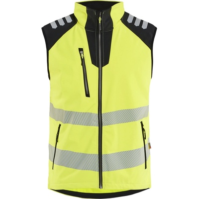 Blåkläder AB 3091 softshellová reflexní vesta žltá/cerná