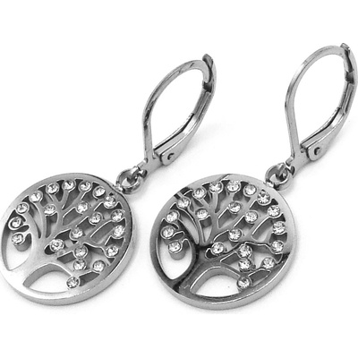 Steel Jewelry náušnice strom života z chirurgické oceli NS150128