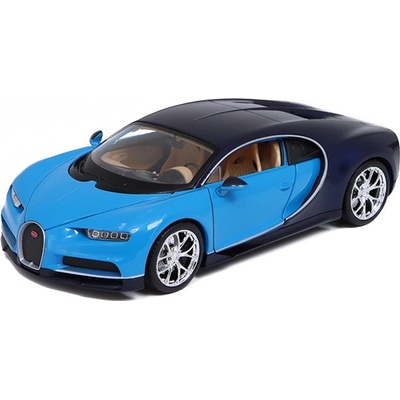 Maisto Bugatti Chiron 2016 modrá 1:24