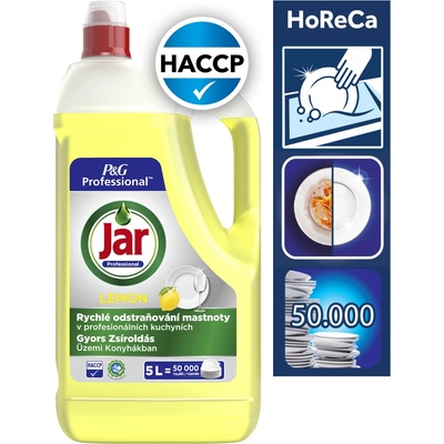 Jar Professional Lemon Koncentrovaný Tekutý Prostředek Na Mytí Nádobí 5 l – Sleviste.cz