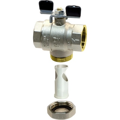 Tecnovielle SUPERFILTER kulový kohout FF 1" MOTÝL, PN30, s filtrem -20°C až 100°C TVL.0141.025