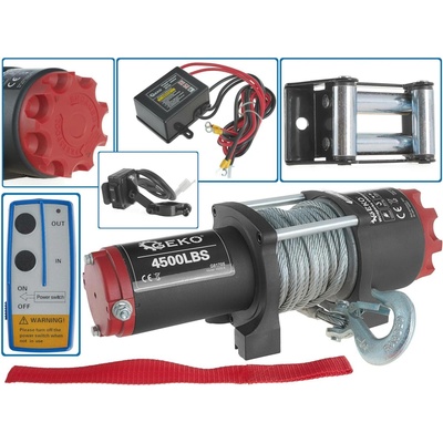 GEKO GEKO Elektrický naviják 12V 4500LB G81705