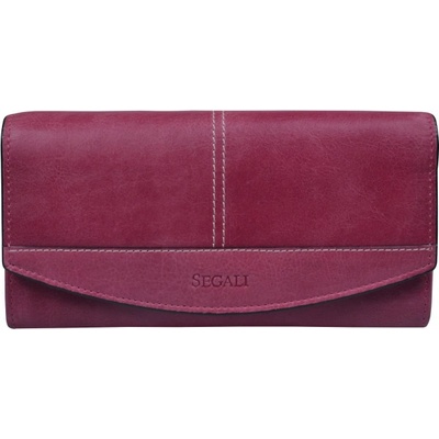 Segali Dámská kožená 7056 fuchsia