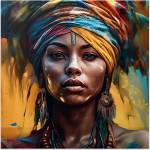 TopMebel Картина на платно " Powerful Woman" TopMebel с дигитален печат 60x60x3cm