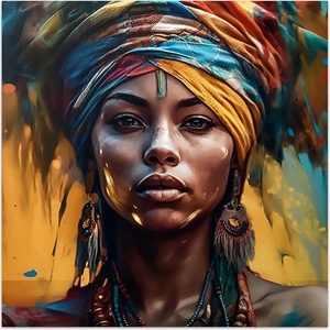 TopMebel Картина на платно " Powerful Woman" TopMebel с дигитален печат 60x60x3cm