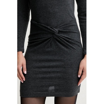 Pepe Jeans Рокля Pepe Jeans в сиво къса с кройка по тялото PL9537725 (PL9537725)