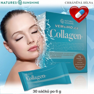 Nature’s Sunshine Collagen+ KOLAGÉN + VITAMÍN C + ZINOK + KYSELINA HYALURÓNOVÁ 30 sáčkov