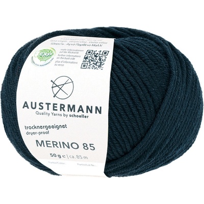Pletací příze Austermann Merino 85 EXP Barva: 02 SCHWARZ