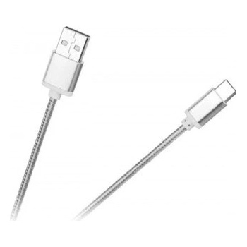 Velko VEL35650 USB - USB typ C, 1m, stříbrný