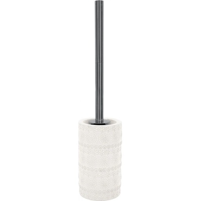 Spirella WC štětka RELIEF s bílou porcelánovou nádobou 10 19926