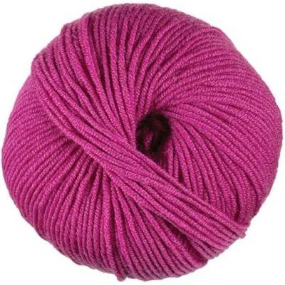 100% vlněná příze merino WOOLLY od DMC 50g, fuchsiová