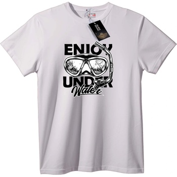 NOONEBRAND Тениска с Маска за Гмуркане - M, Black