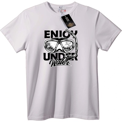 NOONEBRAND Тениска с Маска за Гмуркане - M, Black