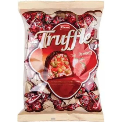 Elvan Truffle Čokoládové jahodovou náplní 1 kg