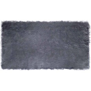 vidaXL Изкуствена овча килим TAFALLA Антрацит 60 x 110 cm Полиестер (42021587)