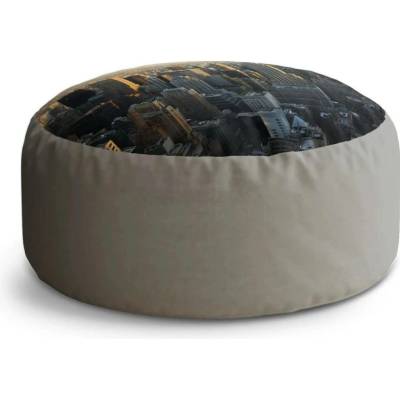 Sablio Taburet Circle New York Skyline: 38x48 cm