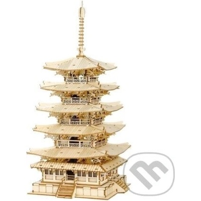 Robotime Rolife 3D Dřevěná Pagoda TGN02 275 ks – Zboží Mobilmania