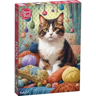 Cherry Pazzi - Puzzle Knitty Cat - 1 000 piese