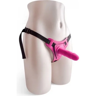 Toyz4Lovers Страпон колан с дилдо от силикон Hot Stuff розов