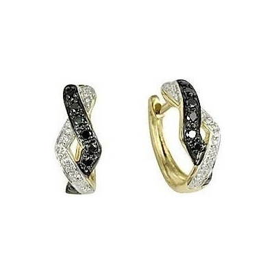 Blink-Blink kombinované diamantové náušnice 0.22 ct 3258ZDG