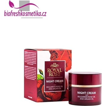 Royal Rose noční krém s růžovým a arganovým olejem 50 ml