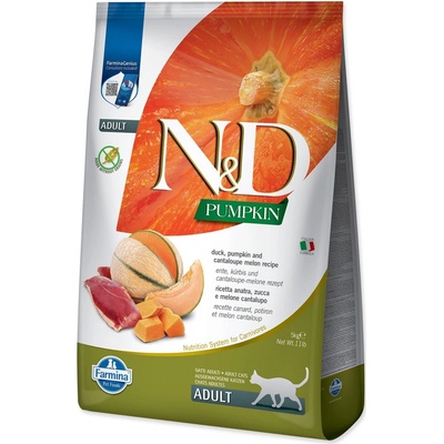 N&D GF Pumpkin CAT Duck & Cantaloupe melon 5 kg