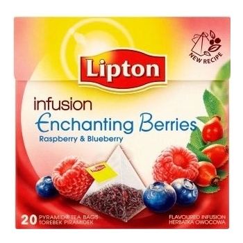Lipton Enchanting Berries Malina&Borůvka ovocný čaj 20 sáčků 42 g