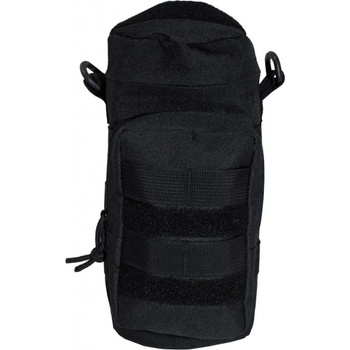 MFH okrúhla Molle na fľašu čierna