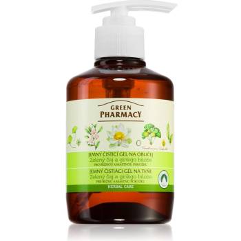 Green Pharmacy Green Tea Face Wash лек почистващ гел за смесена и мазна кожа 270ml