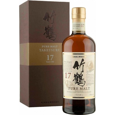 Nikka whisky Taketsuru 17 Y.O. Pure malt 43% 0,7 l (karton)