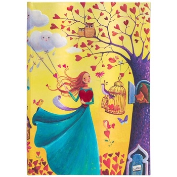 Paperblanks Тефтер Fall Foliage, Midi, широки редове, твърда (1570180491)