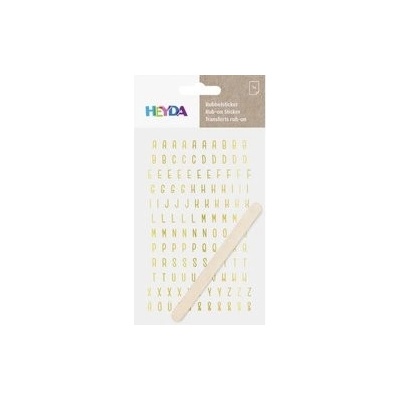 HEYDA Propisoty 10x19 cm - čísla zlatÁ