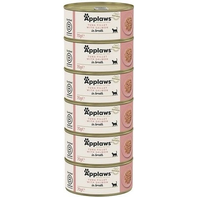 Applaws Cat Tuniak s lososom 6x 70 g