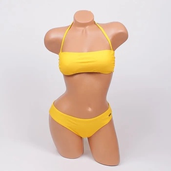 Image 1 of Свеж бански в жълт цвят