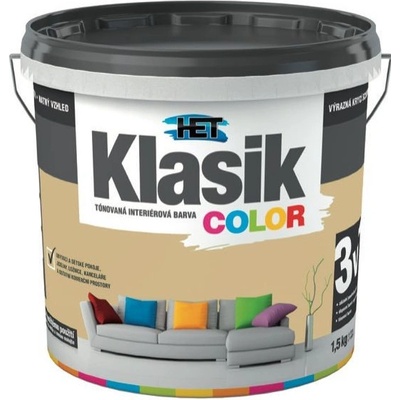 Het Klasik Color - KC 267 hnědý karamelový 1,5 kg