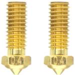 QIDI Tech Месингова дюза за X-Smart 3/X-Plus 3/X-Max 3/Q1-Pro - Комплект от 2 бр. - 0, 4 mm (747302684742)