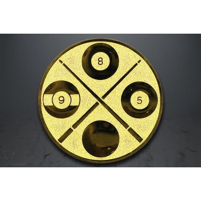Emblém billiard zlato EM55/A1.55