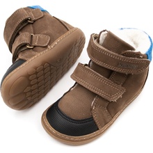 Primigi DETSKÉ BAREFOOT ZIMNÉ TOPÁNKY NABUK CANYON GOMMA F