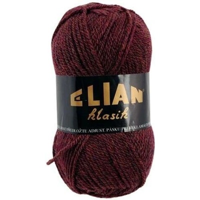 VSV Pletací příze Elian Klasik 3501 - vínová