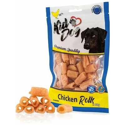 KIDDOG kuraciecí trubičky řezané 80 g